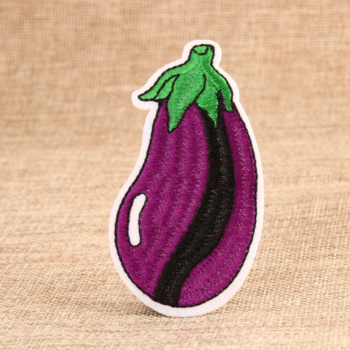Eggplant Custom Sew On Patches