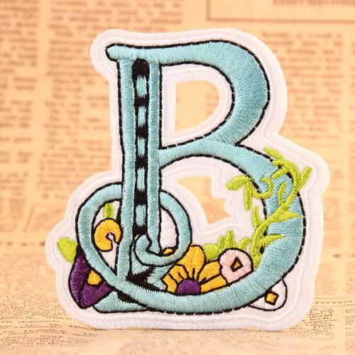 Letter B Embroidered Patches Online